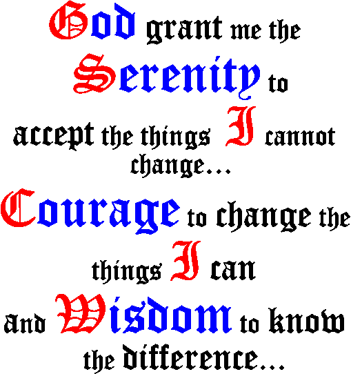 Serenity Prayer